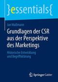 Waßmann |  Grundlagen der CSR aus der Perspektive des Marketings | Buch |  Sack Fachmedien