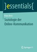 Beck |  Soziologie der Online-Kommunikation | Buch |  Sack Fachmedien