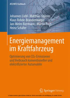 Liebl / Lederer / Rohde-Brandenburger |  Energiemanagement im Kraftfahrzeug | eBook | Sack Fachmedien