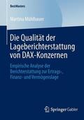 Mühlbauer |  Die Qualität der Lageberichterstattung von DAX-Konzernen | Buch |  Sack Fachmedien