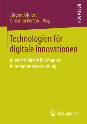 Jähnert / Förster | Technologien für digitale Innovationen | E-Book | sack.de