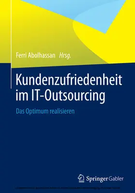 Abolhassan |  Kundenzufriedenheit im IT-Outsourcing | eBook | Sack Fachmedien