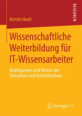 Hooß | Wissenschaftliche Weiterbildung für IT-Wissensarbeiter | E-Book | www.sack.de
