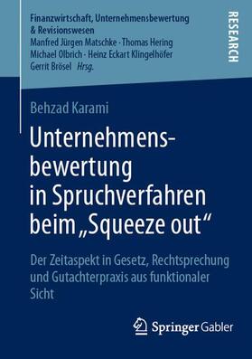 Karami |  Unternehmensbewertung in Spruchverfahren beim ¿Squeeze out" | Buch |  Sack Fachmedien