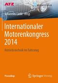 Liebl |  Internationaler Motorenkongress 2014 | eBook | Sack Fachmedien