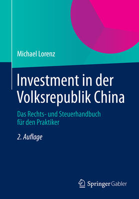 Lorenz | Investment in der Volksrepublik China | E-Book | sack.de