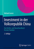 Lorenz |  Investment in der Volksrepublik China | eBook | Sack Fachmedien