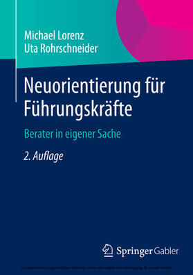 Lorenz / Rohrschneider |  Neuorientierung für Führungskräfte | eBook | Sack Fachmedien