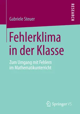 Steuer |  Fehlerklima in der Klasse | eBook | Sack Fachmedien