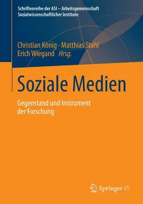König / Wiegand / Stahl |  Soziale Medien | Buch |  Sack Fachmedien