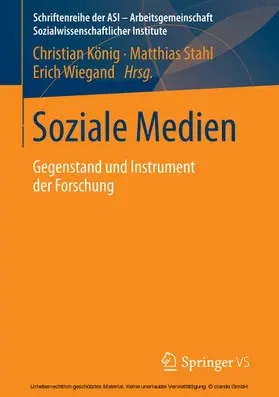 König / Stahl / Wiegand |  Soziale Medien | eBook | Sack Fachmedien