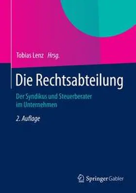 Lenz | Die Rechtsabteilung | Buch | 978-3-658-05369-7 | www.sack.de