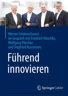 Seidenschwarz / Nitschke / Plischke |  Führend innovieren | eBook | Sack Fachmedien