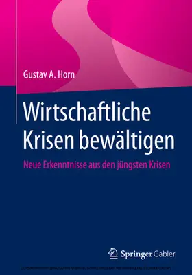 Horn |  Wirtschaftliche Krisen bewältigen | eBook | Sack Fachmedien
