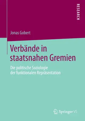 Gobert | Verbände in staatsnahen Gremien | Buch | 978-3-658-05477-9 | www.sack.de