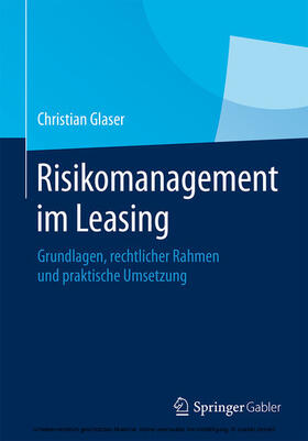 Glaser | Risikomanagement im Leasing | E-Book | sack.de