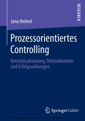 Heimel | Prozessorientiertes Controlling | E-Book | www.sack.de