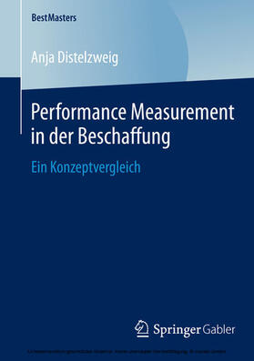 Distelzweig | Performance Measurement in der Beschaffung | E-Book | sack.de