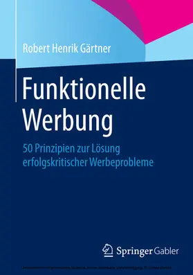 Gärtner | Funktionelle Werbung | E-Book | sack.de