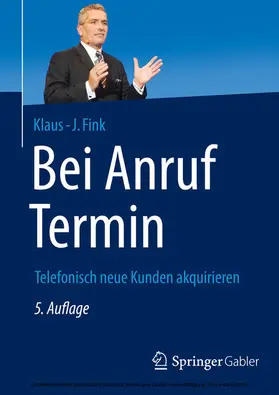 Fink | Bei Anruf Termin | E-Book | www.sack.de