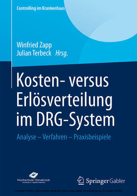 Zapp / Terbeck | Kosten- versus Erlösverteilung im DRG-System | E-Book | sack.de