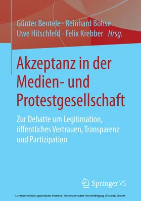 Bentele / Bohse / Hitschfeld |  Akzeptanz in der Medien- und Protestgesellschaft | eBook | Sack Fachmedien