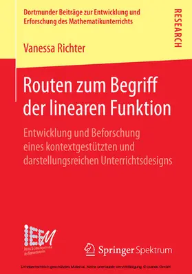 Richter |  Routen zum Begriff der linearen Funktion | eBook | Sack Fachmedien