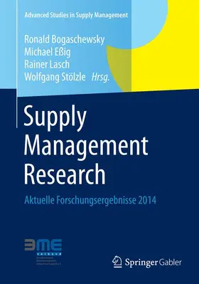 Bogaschewsky / Stölzle / Eßig |  Supply Management Research | Buch |  Sack Fachmedien