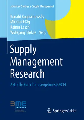 Bogaschewsky / Eßig / Lasch |  Supply Management Research | eBook | Sack Fachmedien