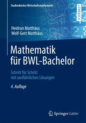 Matthäus |  Mathematik für BWL-Bachelor | Buch |  Sack Fachmedien