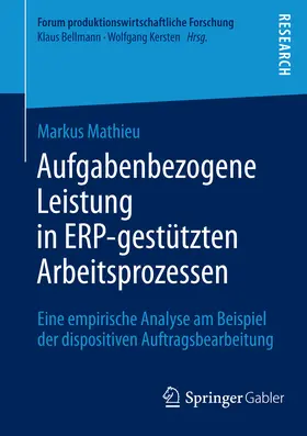 Mathieu | Aufgabenbezogene Leistung in ERP-gestützten Arbeitsprozessen | E-Book | www.sack.de