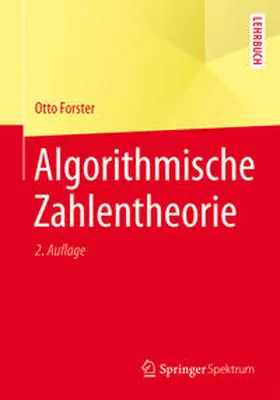 Forster |  Algorithmische Zahlentheorie | eBook | Sack Fachmedien