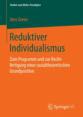 Greve | Reduktiver Individualismus | E-Book | www.sack.de