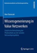 Banaszak |  Wissensgenerierung in Value Netzwerken | Buch |  Sack Fachmedien