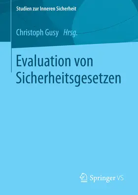 Gusy |  Evaluation von Sicherheitsgesetzen | eBook | Sack Fachmedien