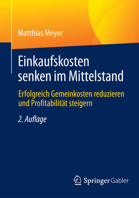Meyer | Einkaufskosten senken im Mittelstand | E-Book | sack.de