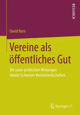 Born | Vereine als öffentliches Gut | Buch | 978-3-658-06808-0 | sack.de