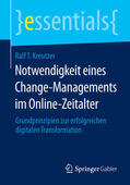 Kreutzer |  Notwendigkeit eines Change-Managements im Online-Zeitalter | eBook | Sack Fachmedien