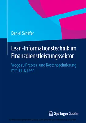 Schäfer | Lean-Informationstechnik im Finanzdienstleistungssektor | E-Book | www.sack.de