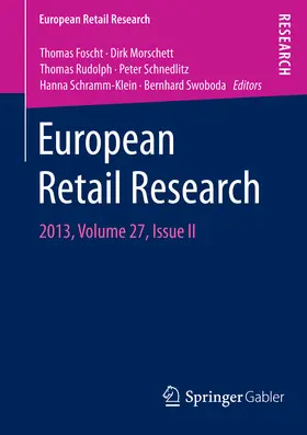 Foscht / Morschett / Rudolph | European Retail Research | E-Book | sack.de