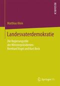 Klein |  Landesvaterdemokratie | Buch |  Sack Fachmedien