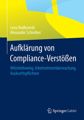 Rudkowski / Schreiber | Aufklärung von Compliance-Verstößen | E-Book | sack.de
