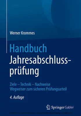 Krommes | Handbuch Jahresabschlussprüfung | E-Book | www.sack.de