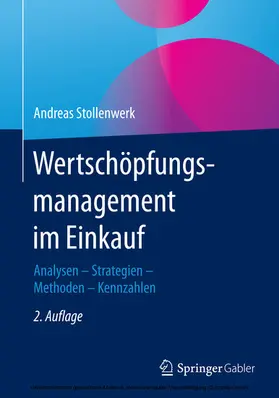 Stollenwerk |  Wertschöpfungsmanagement im Einkauf | eBook | Sack Fachmedien