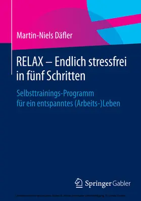 Däfler | RELAX – Endlich stressfrei in fünf Schritten | E-Book | www.sack.de