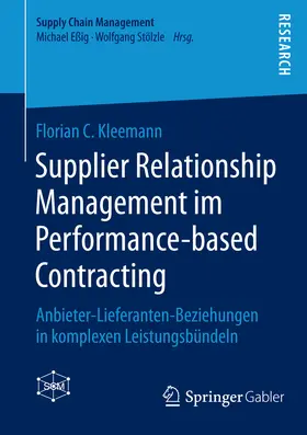 Kleemann | Supplier Relationship Management im Performance-based Contracting | E-Book | www.sack.de