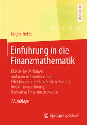Tietze | Einführung in die Finanzmathematik | E-Book | www.sack.de