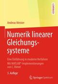 Meister |  Numerik linearer Gleichungssysteme | Buch |  Sack Fachmedien