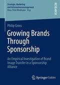 Gross |  Growing Brands Through Sponsorship | Buch |  Sack Fachmedien