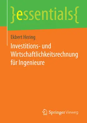 Hering |  Investitions- und Wirtschaftlichkeitsrechnung für Ingenieure | Buch |  Sack Fachmedien